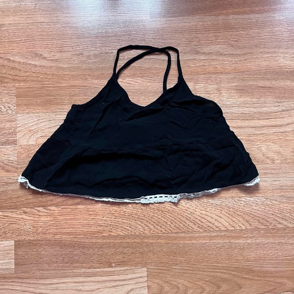 Annianna Black Crop Top